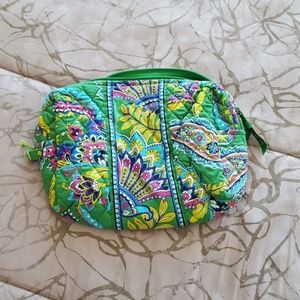 Vera Bradley Large Cosmetic  - Emerald Paisley